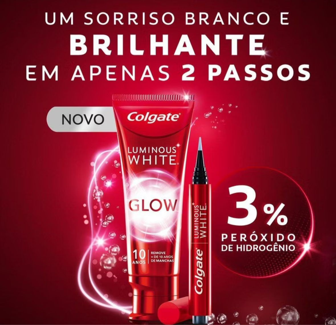 Caneta Branqueadora Colgate Luminous White 2,5ml